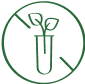 Non-GMO symbol (test tube)